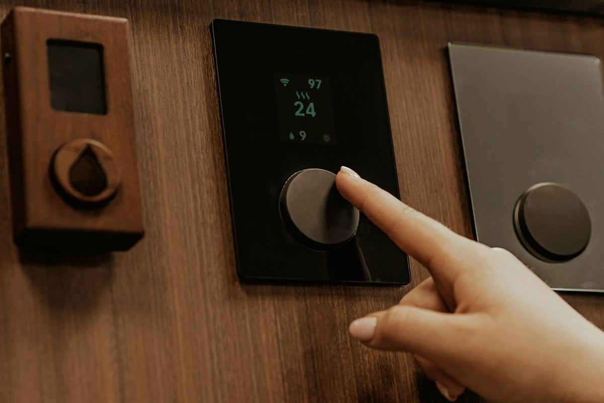 Air conditioning equipment outside a home